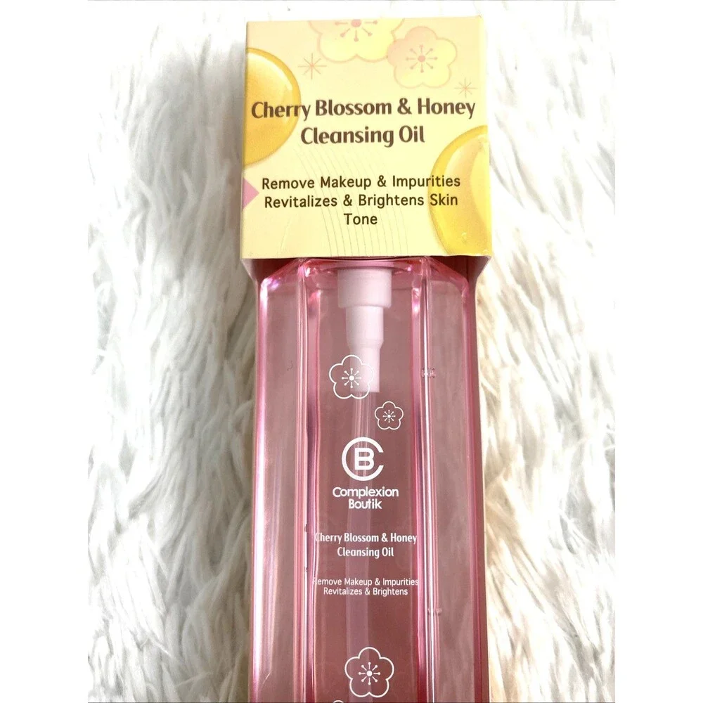 Makeup Removal Cleansing Oil For Face With Cherry Blossom & Honey  8.4oz
